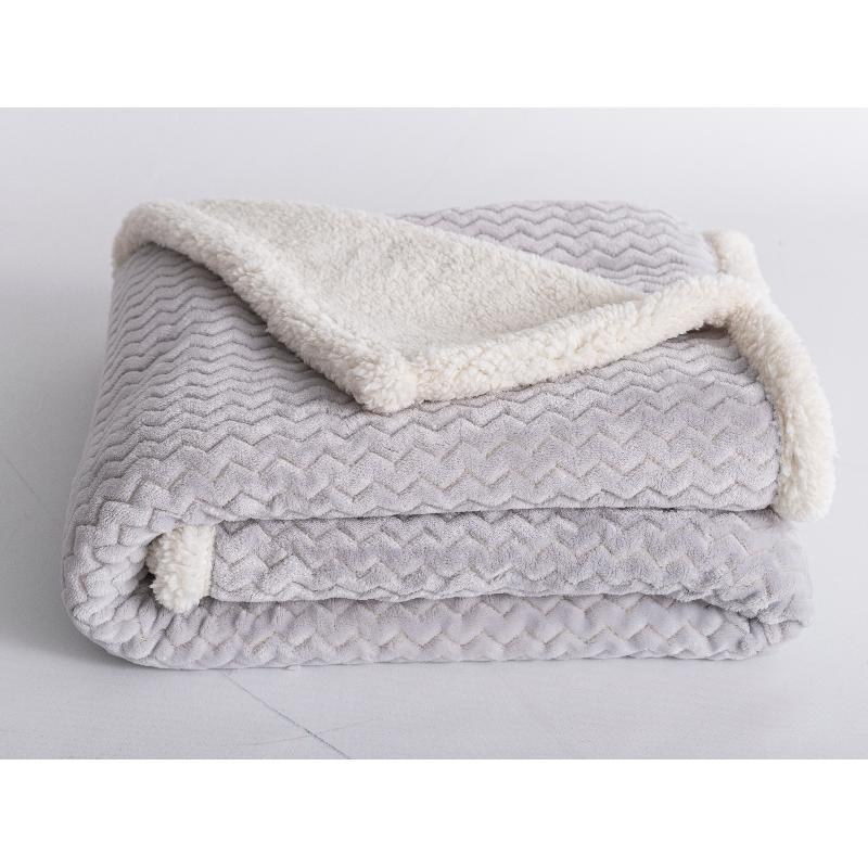 MANTA JACQUARD SHERPA 130X160 CM STOCK