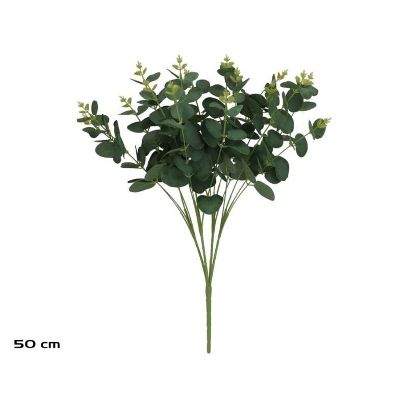 RAMO EUCALIPTO X16-50 CM VERDE/GRIS