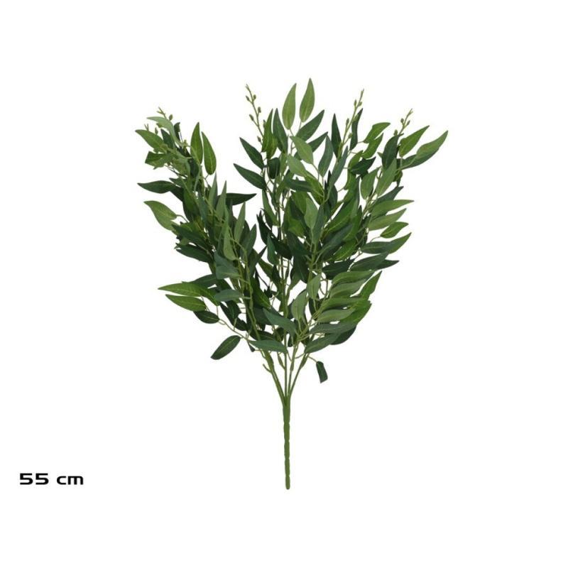 RAMO HOJAS RUSCUS X5-55 CM VERDE