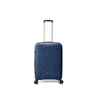 MALETA TROLLEY 60 CM 3 PP 4 RUEDAS DOBLES AZUL EXTENSIBLE