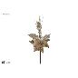 TALLO FLOR TERCIOPELO Y LENTEJUELAS PLATA