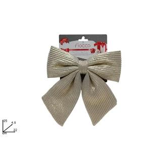 LAZO 22 CM TELA RAYAS BEIGE