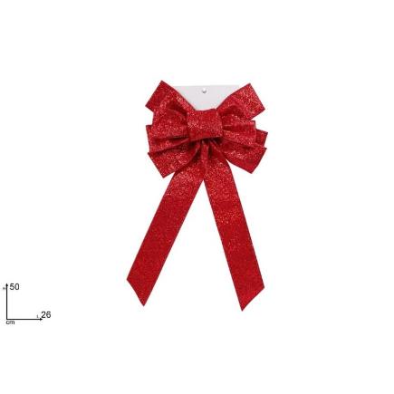LAZO 50 CM ROJO BRILLANTE