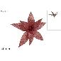 TALLO FLOR BRILLANTE 40 CM ROSA