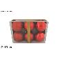 BOLAS 10 CM 6 PZAS BRILLANTE/LUCIDA/PERLADA ROJO