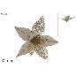 TALLO FLOR TERCIOPELO MALLA 32 CM CHAMPAN