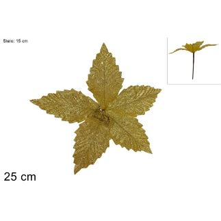 TALLO FLOR BRILLANTE DORADO