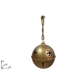 CAMPANA METAL 24 CM ORO