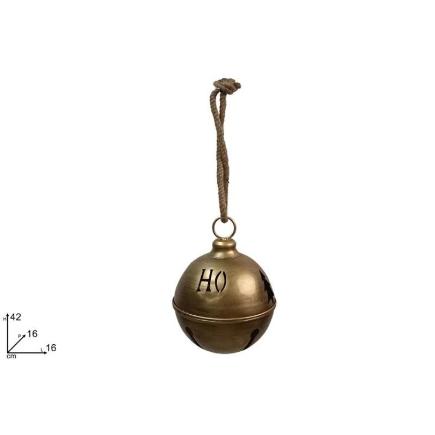 CAMPANA METAL 16 CM ORO