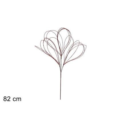 TALLO HILOS ROJO 82 CM