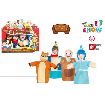 SET 4 MARIONETAS PINOCHO