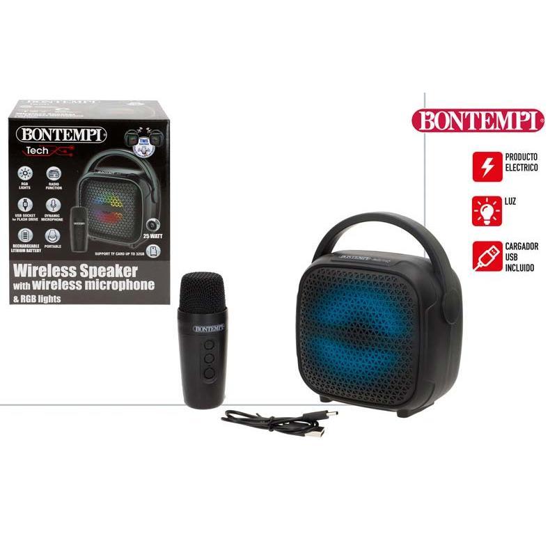 MINI ALTAVOZ WIRELESS C/ MICRO BONTEMPI
