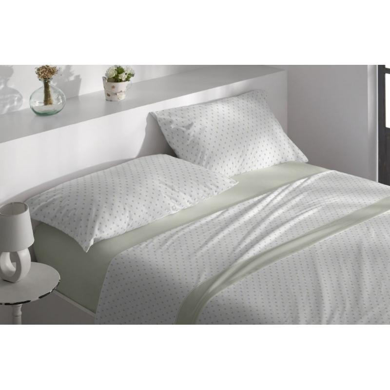 SABANAS VELVELINA TRI D10 VERDE 150X190/2