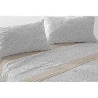 SABANAS VELVELINA TRI D9 BEIGE 135X190/2