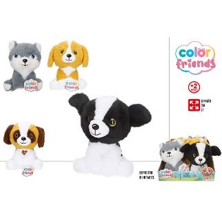 FIGURA PELUCHE CACHORRO 21 CM 4/S