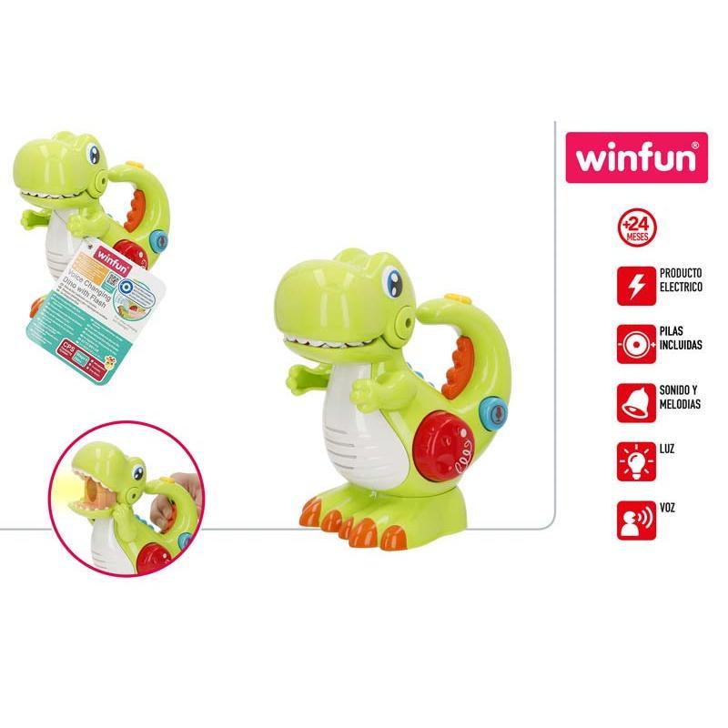 DINOSAURIO ELEC C/GRABADOR WINFUN