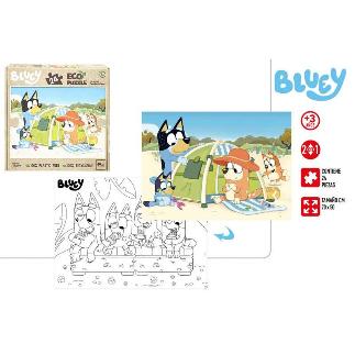 PUZZLE DOBLE CARA BLUEY ECO