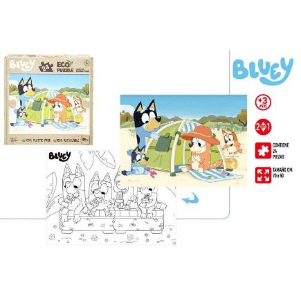 PUZZLE DOBLE CARA BLUEY ECO