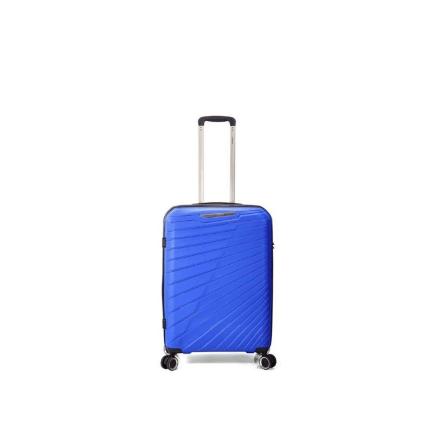 MALETA TROLLEY 50 CM 3 PP 4 RUEDAS DOBLES AZUL CLARO EXTENSIBLE