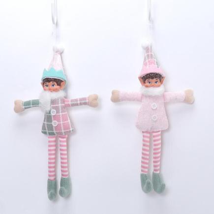 FIG. ELFO COLGANTE XMAS 1 STD PASTEL