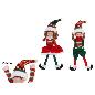 ELFO XMAS MARH 10X6X46 CM 2STD
