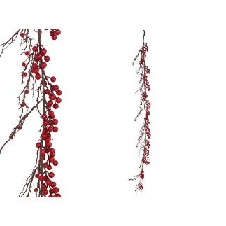 GUIRNALDA BAYAS RUBY ROJA 180 CM