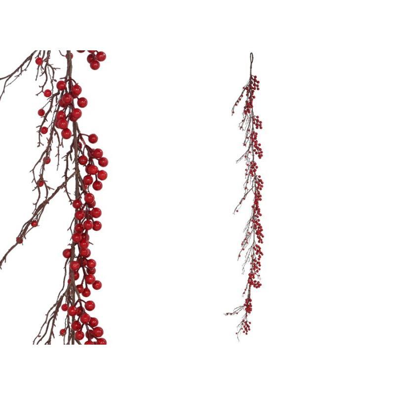 GUIRNALDA BAYAS RUBY ROJA 180 CM