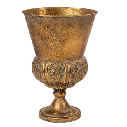 COPA METAL DORADA 24X27.5 H 39 CM
