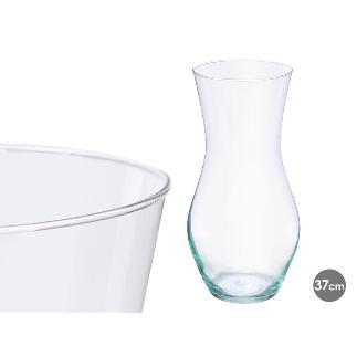JARRON CRISTAL ABOMBADO 37 CM
