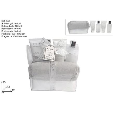 PAQUETE DE REGALO BELLEZA SET 4 PIEZAS LINEA CORPORAL PLATE