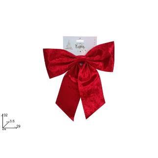 LAZO 32 CM ROJO TERCIOPELO