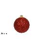 BOLA 25 CM BRILLANTE ROJA