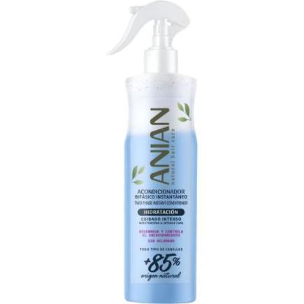 ANIAN ACOND BIFASICO 400 ML AZUL HIDRAT 85% O NATUR