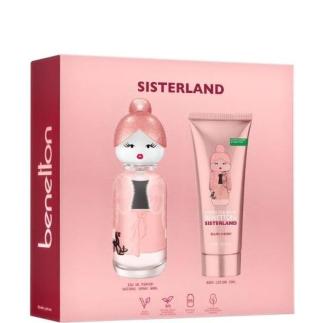 ESTUCHE BENETTON COLONIA 80 ML VAPO SISTERLAND BLUSH CHERRY+ BODY