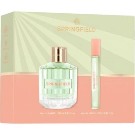 ESTUCHE SPRINGFIELD PURE ATTITUDE COLONIA 100ML+VAPITO 10 ML