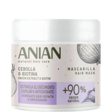 ANIAN MASCARILLA 350 ML CEBOLLA Y BIOTINA 90% ORG NATURAL