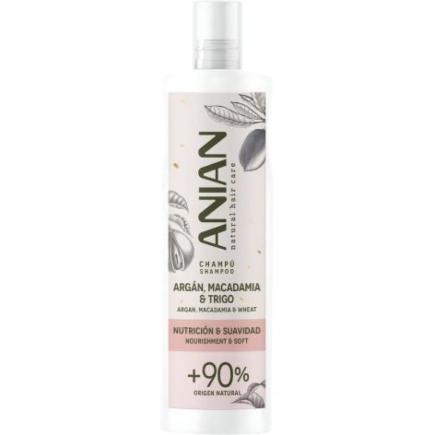 ANIAN CHAMPU 400 ML NUTRICION Y SUAVIDAD +90% ORG