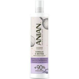 ANIAN CHAMPU 400 ML CEBOLLA Y BIOTINA +90% ORG