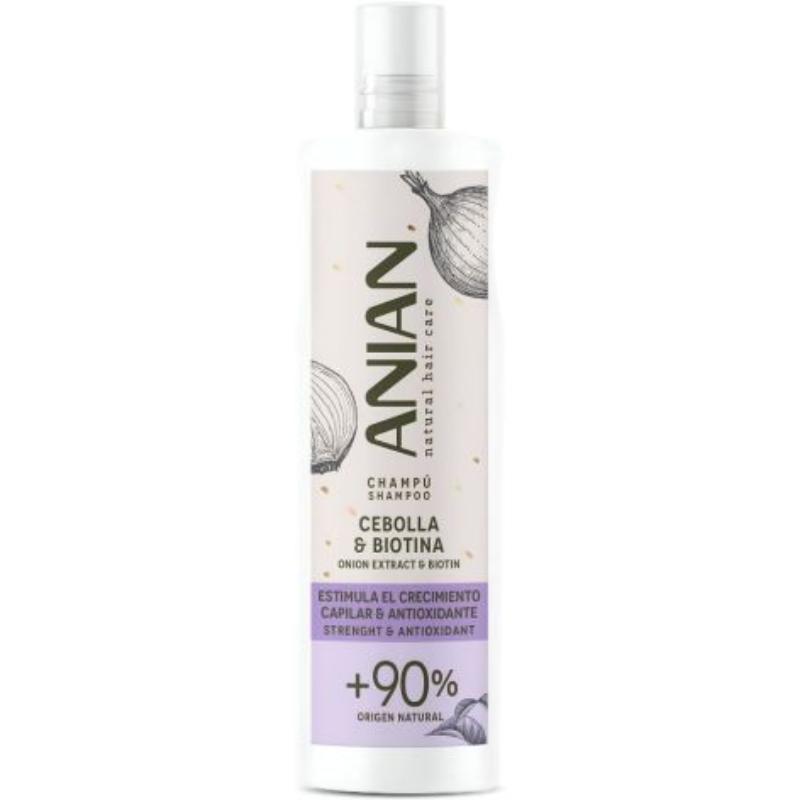 ANIAN CHAMPU 400 ML CEBOLLA Y BIOTINA +90% ORG