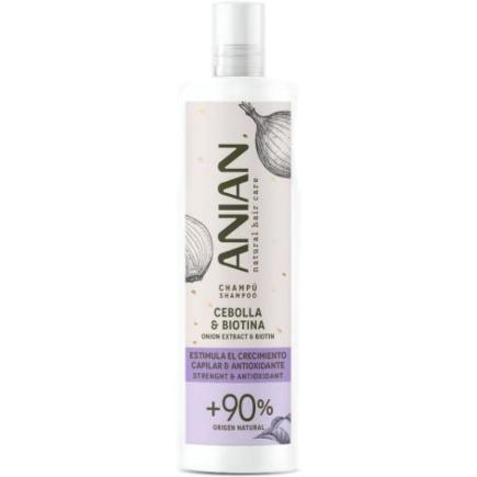 ANIAN CHAMPU 400 ML CEBOLLA Y BIOTINA +90% ORG