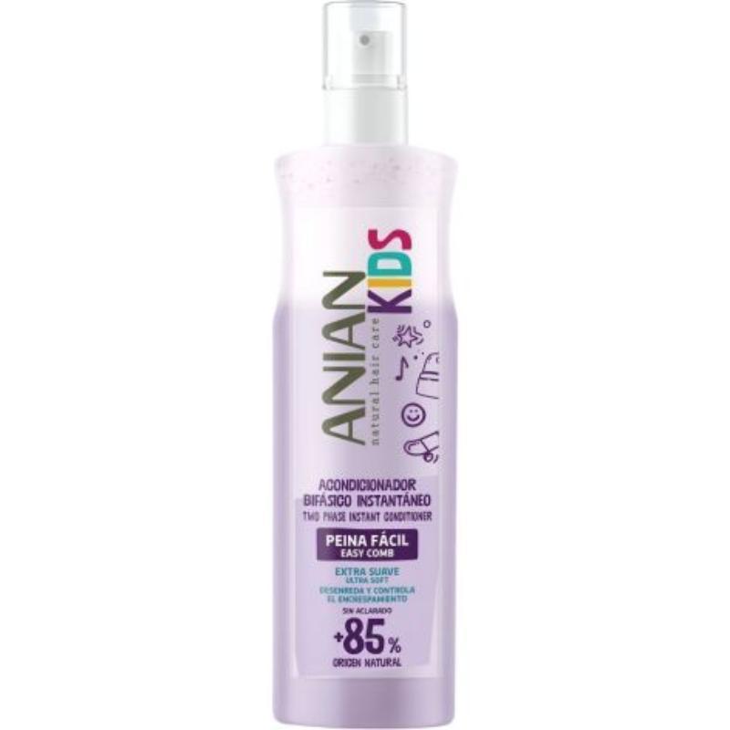 ANIAN KIDS ACOND BIFASICO 400 ML NIÑOS LILA 85% ORIG NATURAL