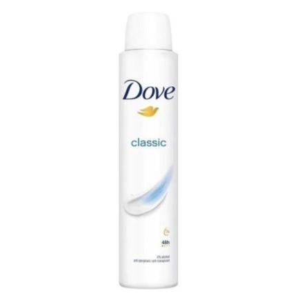 DOVE DESOD SPRAY 200 ML ORIGINAL CLASSIC AZUL 48 HR