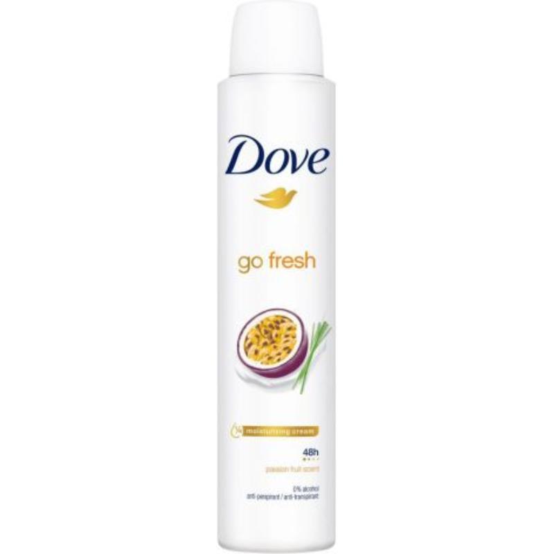 DOVE DESOD SPRAY 200 ML GO FRESH PASSION FRUIT SCENT