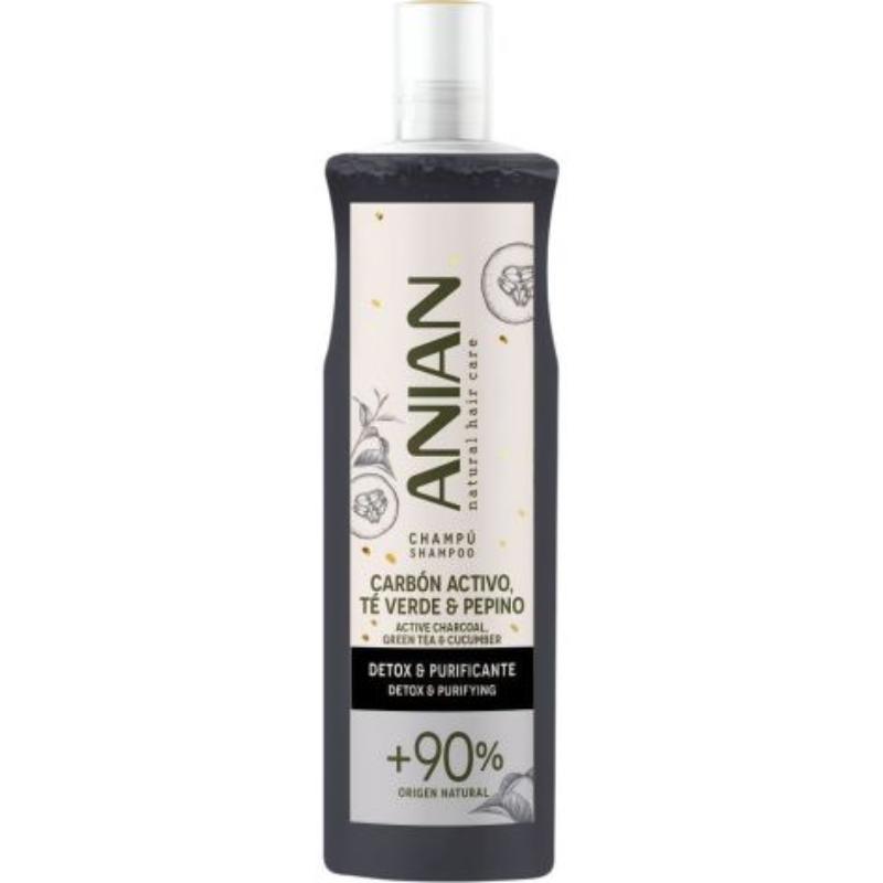 ANIAN CHAMPU 400 ML CARBON DETOR PURIF +90% ORG