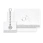 TRIPTICO CUNA CORALINA OSO ELEFANTE GLOBOS+BROCHE BCO/GRIS