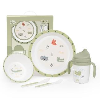 SET VAJILLA 5 PCS MOD AUSTRALIA VERDE