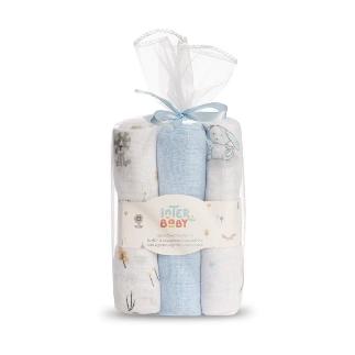 GASAS 80X80 PACK 3 MODELO FOREST JUNGLA AZUL