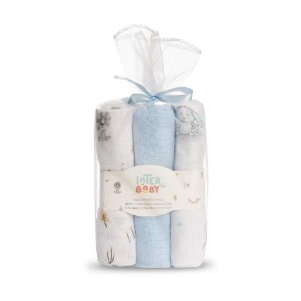 GASAS 80X80 PACK 3 MODELO FOREST JUNGLA AZUL
