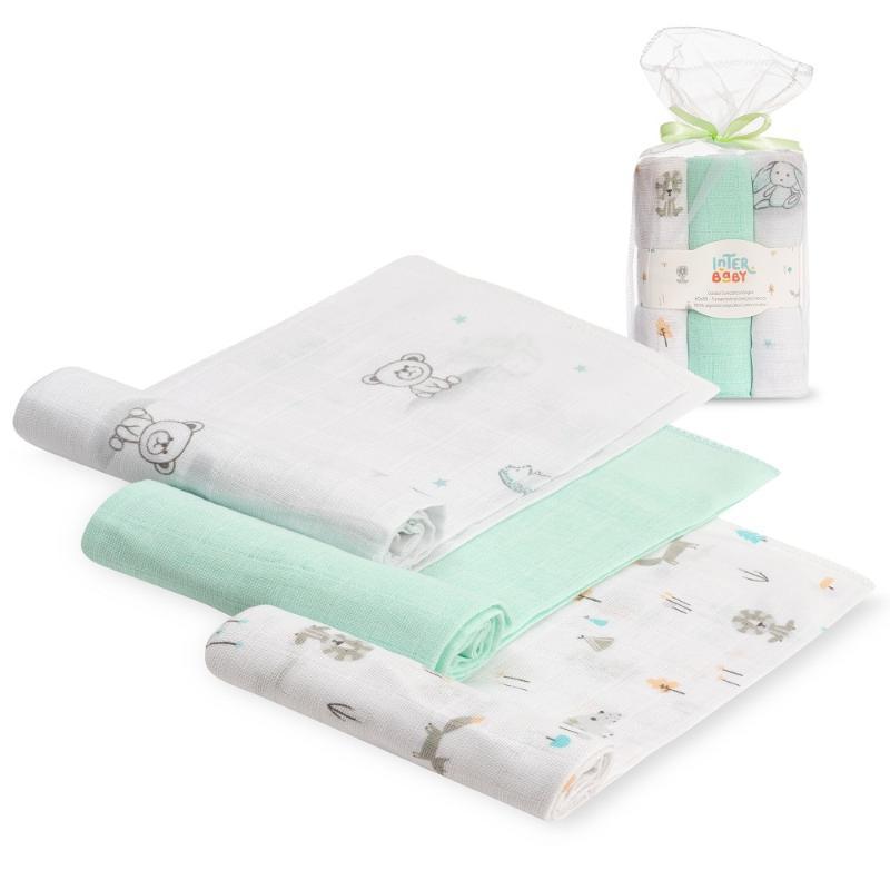 GASAS 80X80 PACK 3 MODELO FOREST JUNGLA VERDE