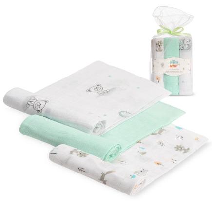 GASAS 80X80 PACK 3 MODELO FOREST JUNGLA VERDE